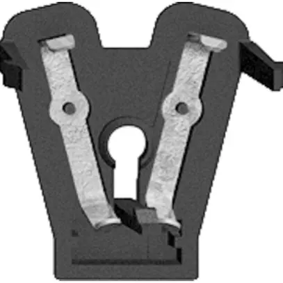 Elément d'éclairage FH pour prise simple sans LED 