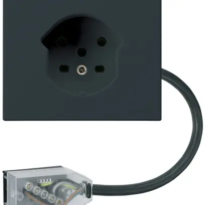 Presa FLF HA tipo 15 morsetti a innesto adattatore cavo piatto Technofil nero 