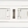 Boîte cat.6 FLF 2p.2RJ45/u blanc 