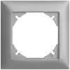 Abdeckrahmen EDIZIOdue 1×1 silver 