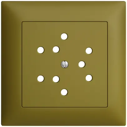 Kit frontal EDIZIOdue olive 88×88mm 3×T12 