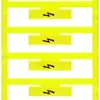 Marcatore d.morsetto WM MultiCard WAD 8 33.3×8mm simbolo: fulmine PA66 giallo 