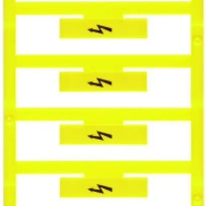 Marcatore d.morsetto WM MultiCard WAD 8 33.3×8mm simbolo: fulmine PA66 giallo 