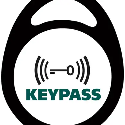 Transponder porta-chiavi Hager nero, 10 pezzi 