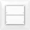Senseur poussoir ENC SIDUS KNX Design type B, 2/4, blanc 