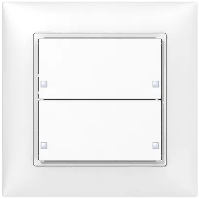 Senseur poussoir ENC SIDUS KNX Design type B, 2/4, blanc 