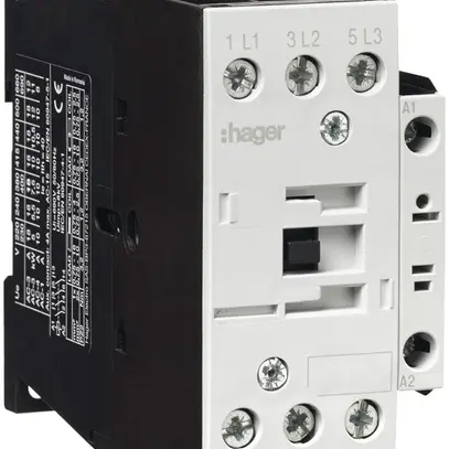Leistungsschütz Hager 3P+1 Schliesser 32A bei AC-3 Spulenspannung 24VAC 