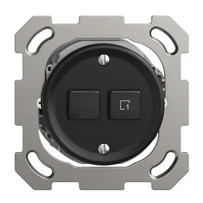 Station secondaire pour interrupteur ENC 1c/2t scène WLAN Sdue Wiser noir 