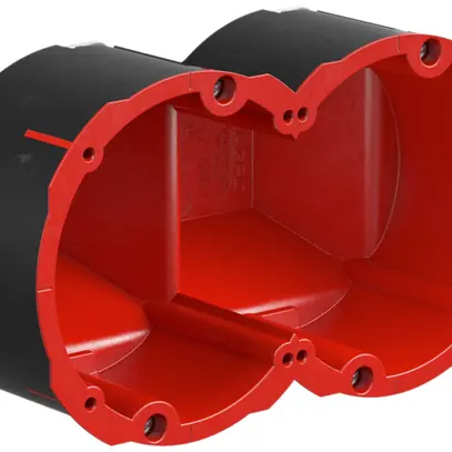 Boîte pour paroi creuse AGRO 2×1 Quickbox Maxi Ø83mm EI30-EI90 