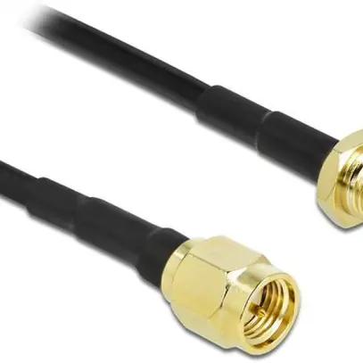 Câble d'antenne Delock LTE/5G CFD/LRM100 SMA pour SMA 15m 