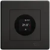 Termostato ambiente INC EDIZIO.liv SNAPFIX® 230VAC 4…30°C 96×96mm nero 