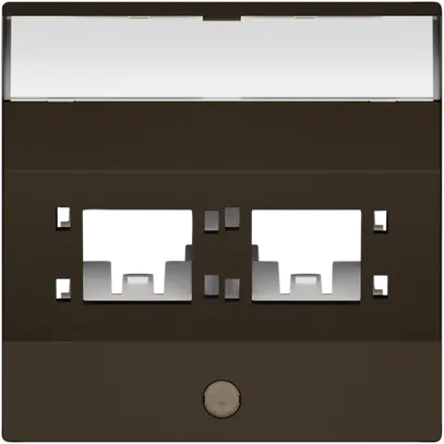 Kit de montage EDIZIO.liv SNAPFIX® pour freenet cat.6A adaptateur 2× br 