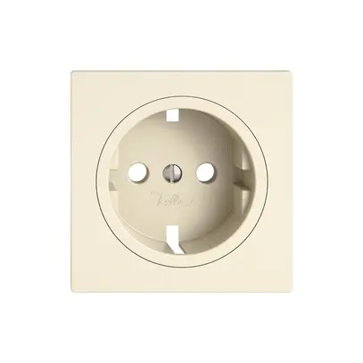 Montageset EDIZIO.liv SNAPFIX® für SCHUKO-Steckdose cr 