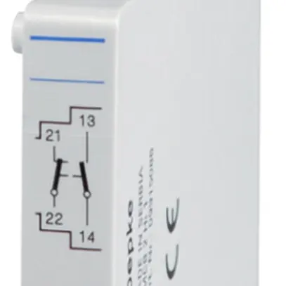 Contatto ausiliario Doepke DMCB 2 Hi 1, per DMCB 2, 1Ch+1R 10A/230VAC 