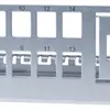 Panneau de distribution Ceconet Hybrid 14(+2)-port RJ45 Keystone, 2×LC/d (2×) 