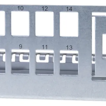 Panneau de distribution Ceconet Hybrid 14(+2)-port RJ45 Keystone, 2×LC/d (2×) 