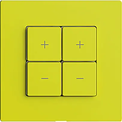 Stazione secondaria per dimmer 2c/4t WLAN Edue Wiser lemon 