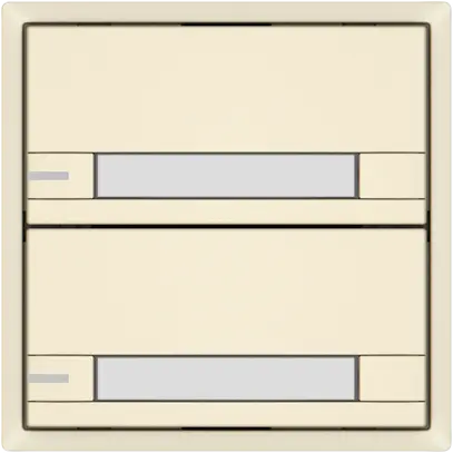 Poussoir KNX RGB EDIZIO.liv SNAPFIX® capteur temp.RGB-LED étiqu.2×com.2T cr 