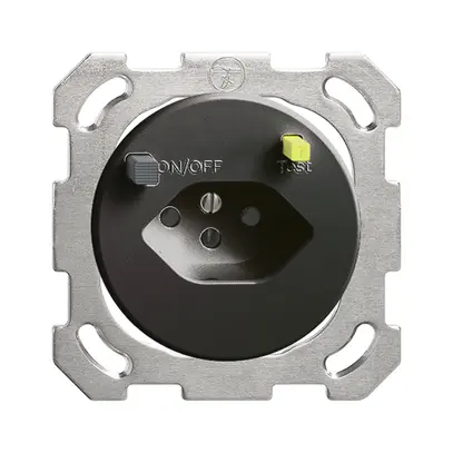 Prise ENC FH T13 FI 30mA PM, noir 