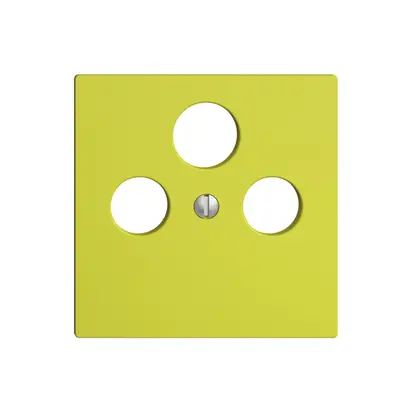 Plaque frontale EDIZIOdue lemon pour SAT 