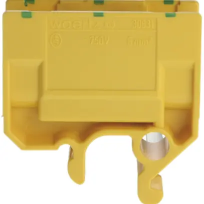 Morsetto di derivazione Woertz 2.5…6mm² 41A 750V vite 2×1 guida G ve/gi 