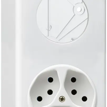 Combinazione AP vuoto+3×tipo 13 bianco basico 