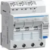 Disgiuntore differenziale Hager RCBO QC 3P+N 400V car.C 13A 0.03A tipo A 6kA 4UM 
