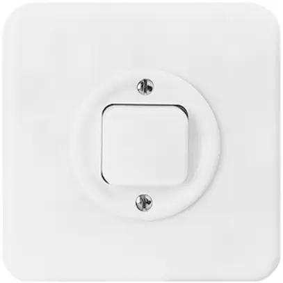 Kit front. ENC FH noir pour interr./contact poussoir série S.7560 