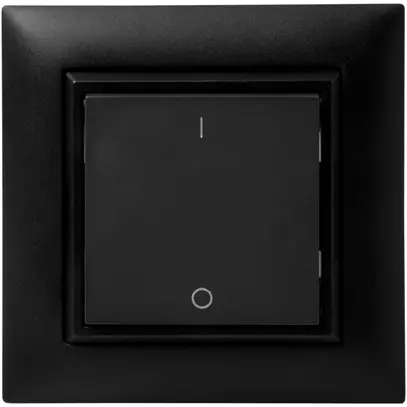 Pulsante RF AP ALADIN EnOcean EDIZIOdue, 1-volta, nero, I/0 