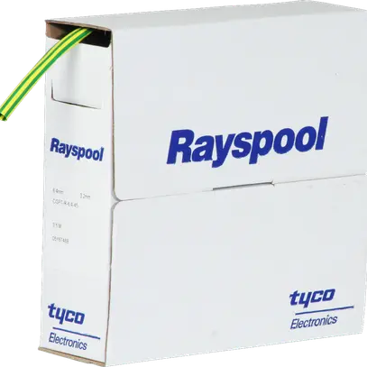 Guaina retrattile CGPT-R 6/3 verde/giallo 