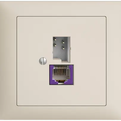 EB-Dose T+T 6P/1×R45 DSL-Breitband EDIZIOdue crema 