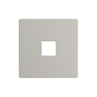 Placca frontale EDIZIOdue elegance per tasto semplice stone 