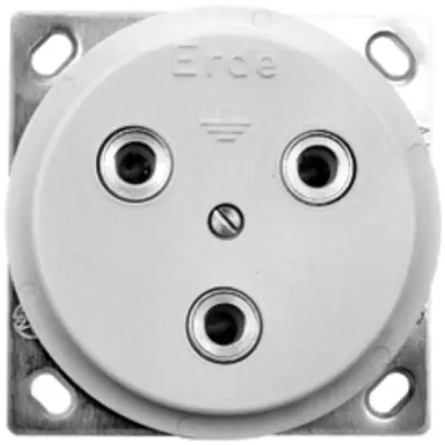 Presa di terra INS 3 prese per compensazione di potenziale 