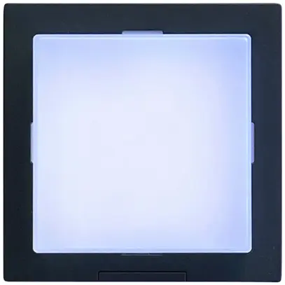 Applique LED Z-Licht Cube 4.5W 500lm 3000K IP65 115×115mm antracite 