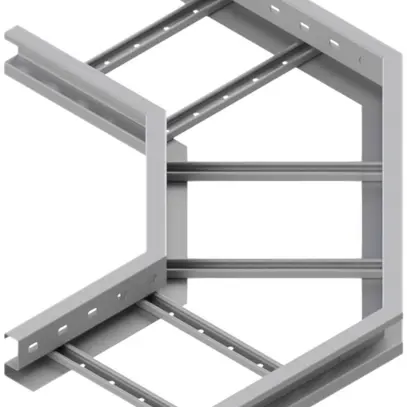 Angolo Lanz 90° per multicanale a lunga campata 500×60mm ZMA 