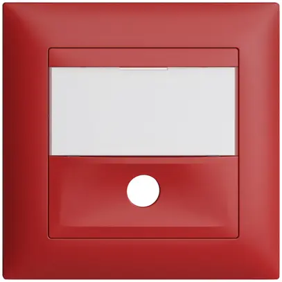 Kit frontale INC EDIZIOdue berry 88×88mm per tasto suoneria 