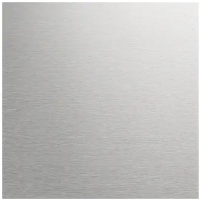 Cache Hager elcom.modesta 2-fils pour interphone, acier fin 