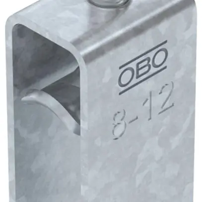 Fixation rapide BET 2056 pied à H métal 8…12mm 2×câble acier Zn-ch-im 