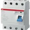 Fehlerstromschutzschalter ABB 30mA 25A 3P+N F204A-25/0.03 