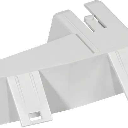 Adaptateur Duo-Feed WISI OF70 pour 2×LNB OA78, 6°, gris clair 