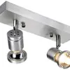 Plafonnier/Applique SLV ASTO, 2×GU10 75W IP20 alu brossé 