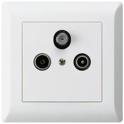 Presa INC kallysto.line R/TV/SAT bianco 