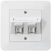 UP-Montage-Set kallysto.trend C Kat.6 2RJ45/s weiss 