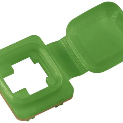 Capuchon Splash, vert, antipouss. et codage couleur, IP54 