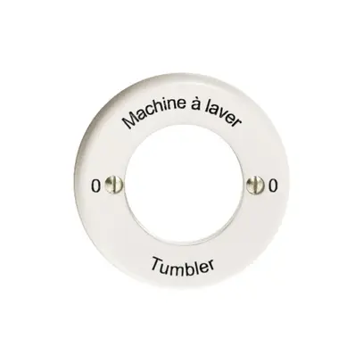 Kit front. 0-Machine à laver-0 -Tumbler per interrutore a chiave bianco 