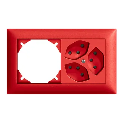 Combinaison ENC vide+3×T13 hor. EDIZIOdue berry 