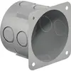 Hohlwanddose HSB Basic 1×1 grau, Ø 65×50mm, m.Flansch GDP 850°C halogenfrei 