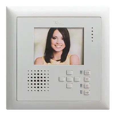 Poste mains-libres vidéo ENC EDIZIOdue FMI silver 