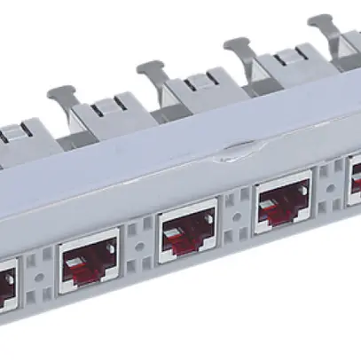 Unità universale cat.6A 6RJ45/S 
