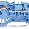 Morsetto di passaggio WAGO Top Job-S 2.5mm² 3L blu serie 2102 
